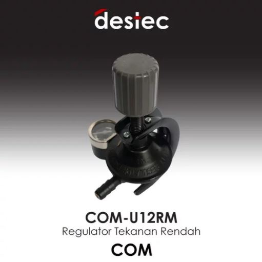 Regulator Gas DESTEC 201 M Tekanan Rendah U12RM DESTEC dengan Meter Starcam Pengaman Putar 201M