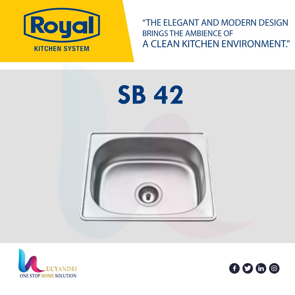 KITCHEN SINK ROYAL SB 42