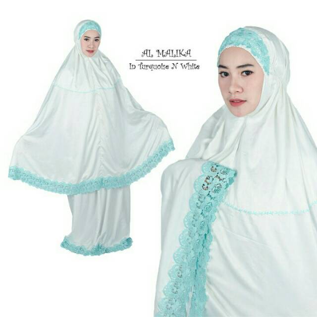 Mukena silky semi sutra Al-Malika