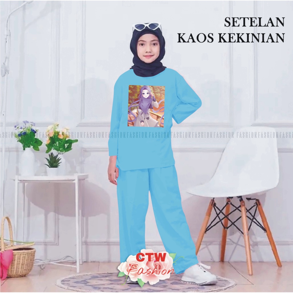 STELAN/KAOS/ANAK/VIRAL/PEREMPUAN/ANAK11-15TAHUN KAOS OVERSIZE