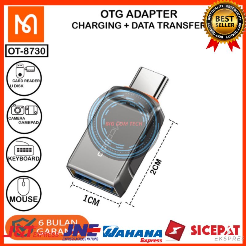 Mcdodo Adapter Converter OTG For Lightning To Usb 3.0 &amp; Usb Type-C To Usb 3.0 Transmission Data Original