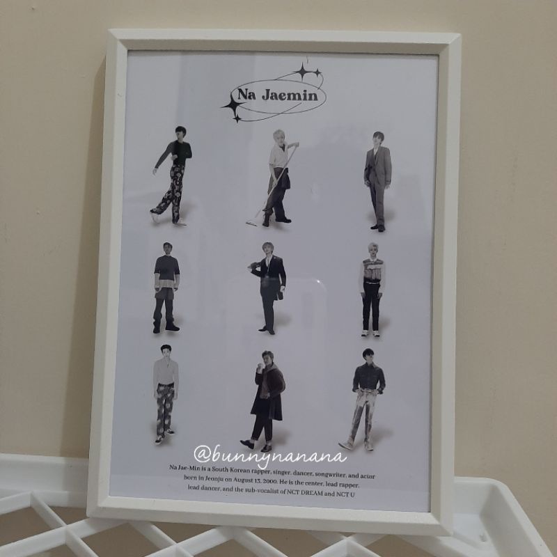 [READY] FRAME + PHOTO JAEMIN NCT DREAM POSTER POSCA