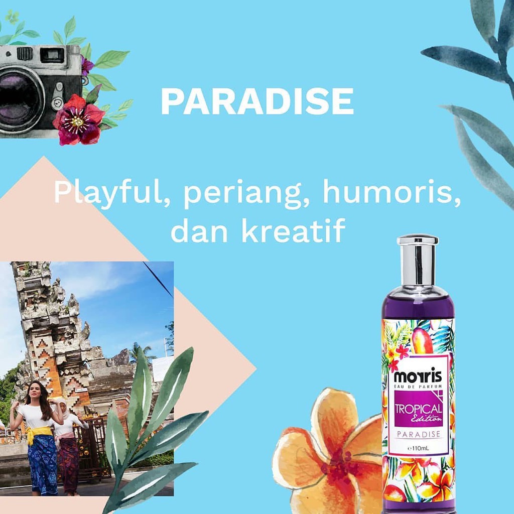 Morris Eau De Parfum Tropical | Minyak Wangi 110 ml