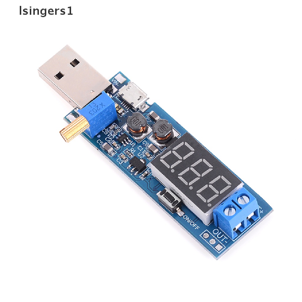 (lsingers1) Modul power supply step up / down DC-DC USB 5V Ke 3.3V / 12V