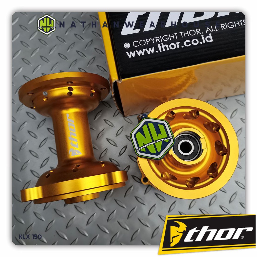 Tromol Set KLX 150 Depan Belakang CNC Forged 36H Thor