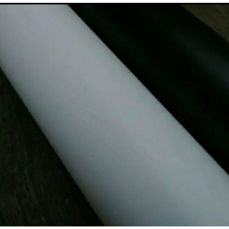 stiker background aquarium putih doff permeter