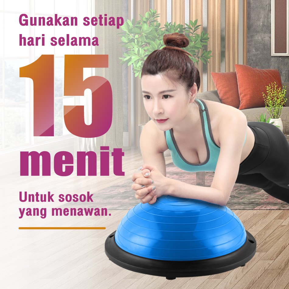 HTD Sport Bosu Balance Ball Yoga Gym Training 6006