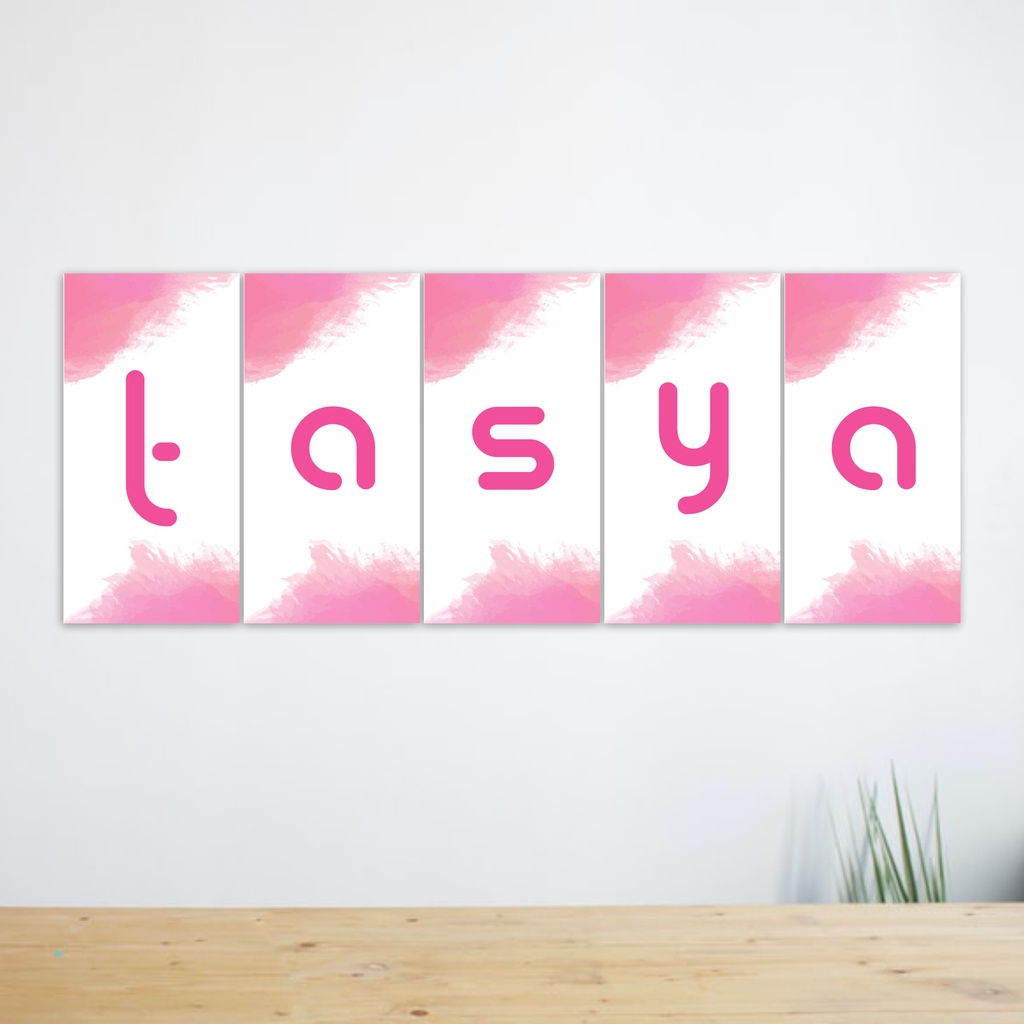 Murah Hiasan Dinding Wall Decor Dekorasi Huruf Alphabet Nama Hiasan Gantung Gambar Pajangan Rumah Po
