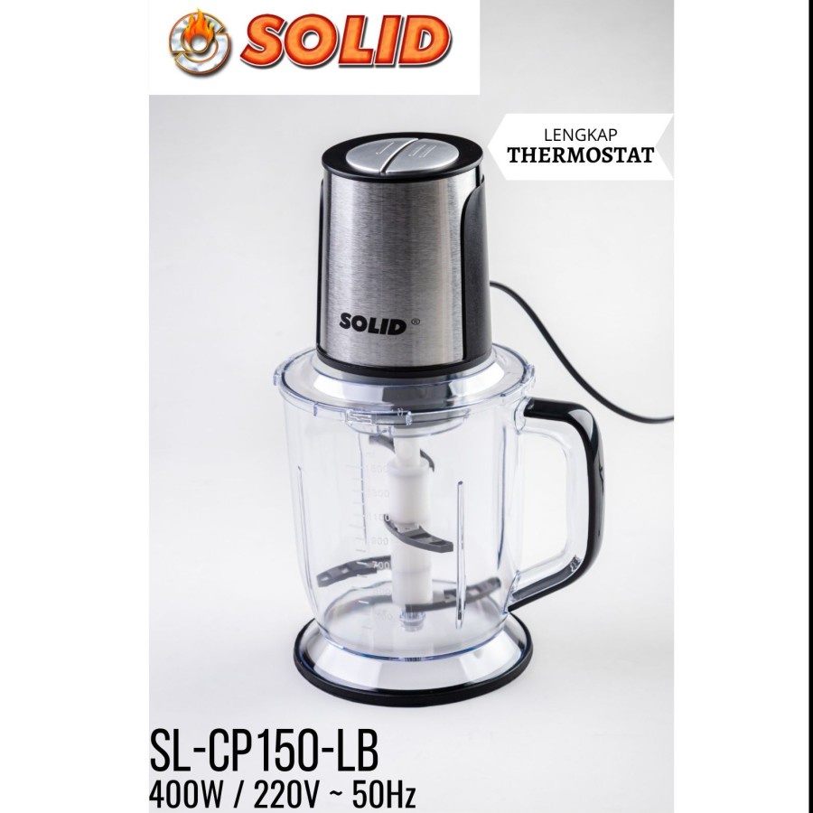 SOLID Food Chopper SL-CP 150-LB Penggiling Daging - Garansi Resmi 1Thn