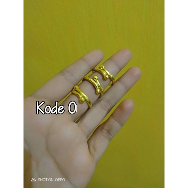 cincin ring all size bisa di besar kecilkan awet murah