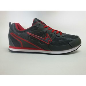 EAGLE SPIDER DK GREY RED no 42 sepatu olahraga kets casual snecker