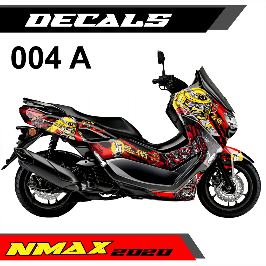 Decal Sticker Dekal Stiker All New Nmax 2020 Facelift Fullbody Desain SAMURAI KEREN Abstract -004