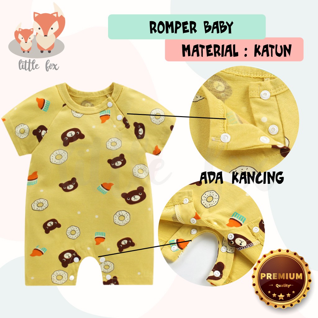 [ IMPORT] 0-1 TAHUN JUMPER / ROMPER KODOK / BAJU BAYI PANJANG / BABY NEWBORN LUCU MOTIF KARAKTER