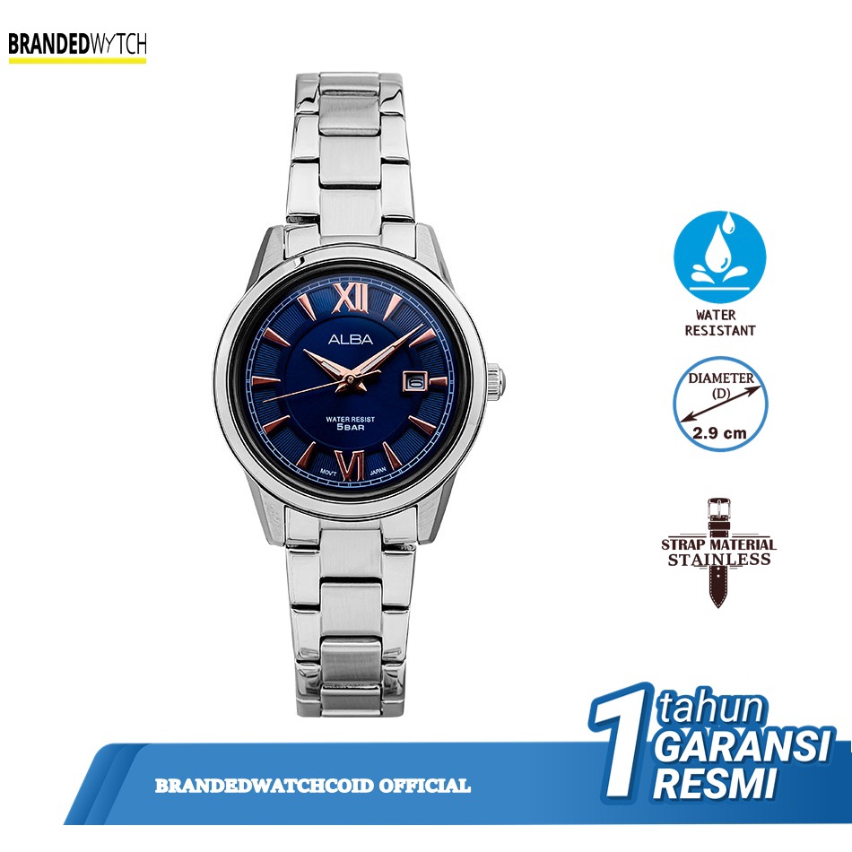 Jam Tangan Alba Wanita AH7AT9X1 Original Alba AH7AT9 Diameter 2,9 cm