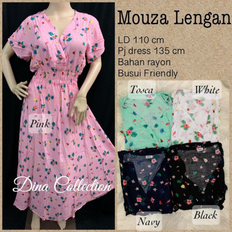 Dress Moza Lengan