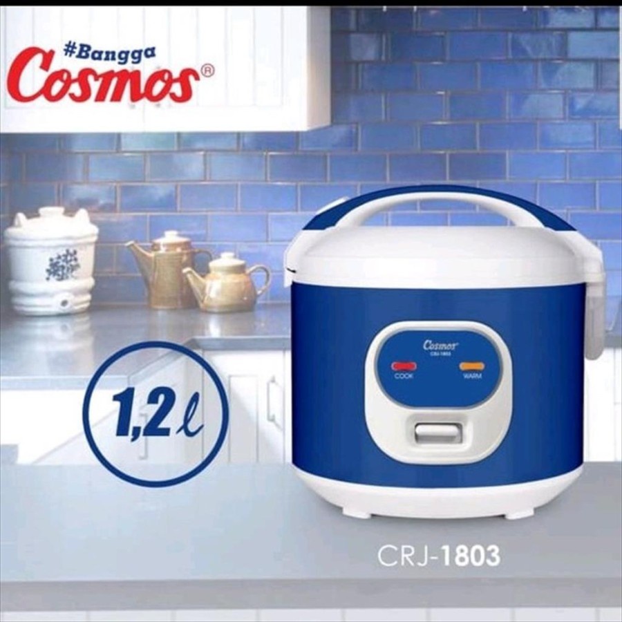 Rice Cooker /Magic Com Cosmos 1,2Liter Crj-1803 Low Watt Nonstick