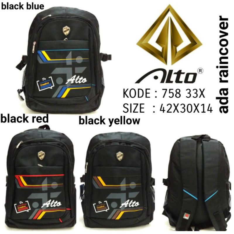 TAS RANSEL BACKPACK SEKOLAH ANAK COWOK ALTO 75833X TERBARU