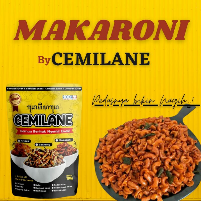 

Makaroni Bantet Banyak Varian Rasa 110gram dari CEMILANE INDONESIA