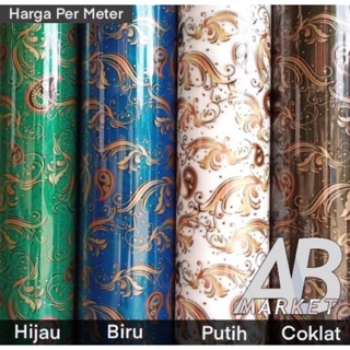 fiber pagar  penutup pagar  motif batik  warna harga per 1 