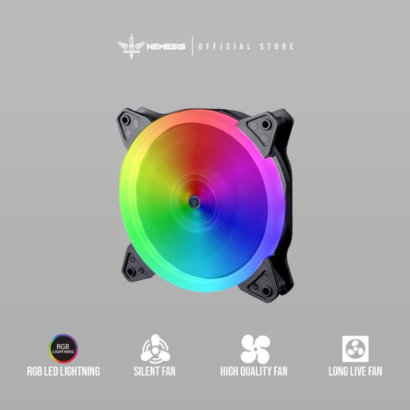 NYK NEMESIS FAN CASE AURA RGB/FAN CASING /COOLER CPU/COOLER PC
