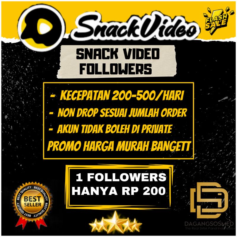 [PROMO MURAH] Snack Video Followers HQ