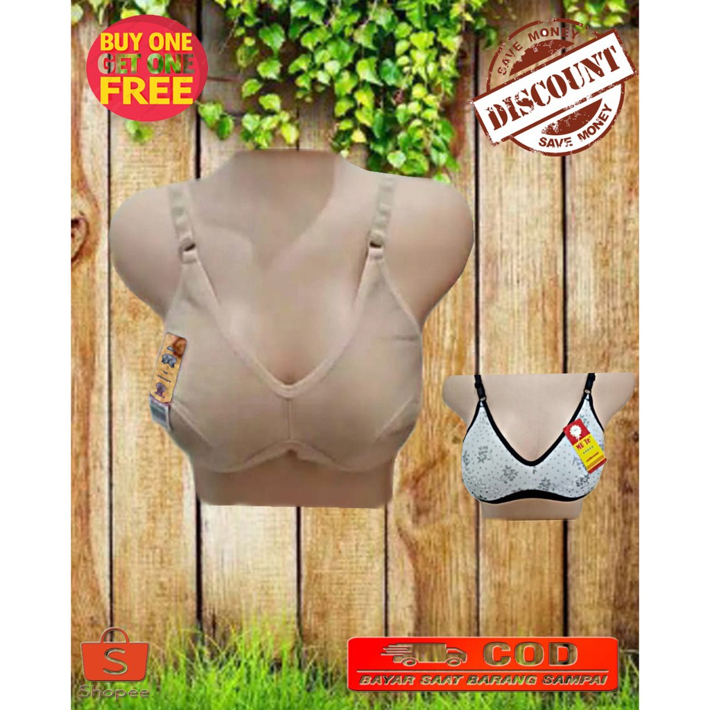 Fashion Sale Buy 1 Get 1 Free Bra Sport Bh Wanita Remaja Abg Uk 34b - 36b