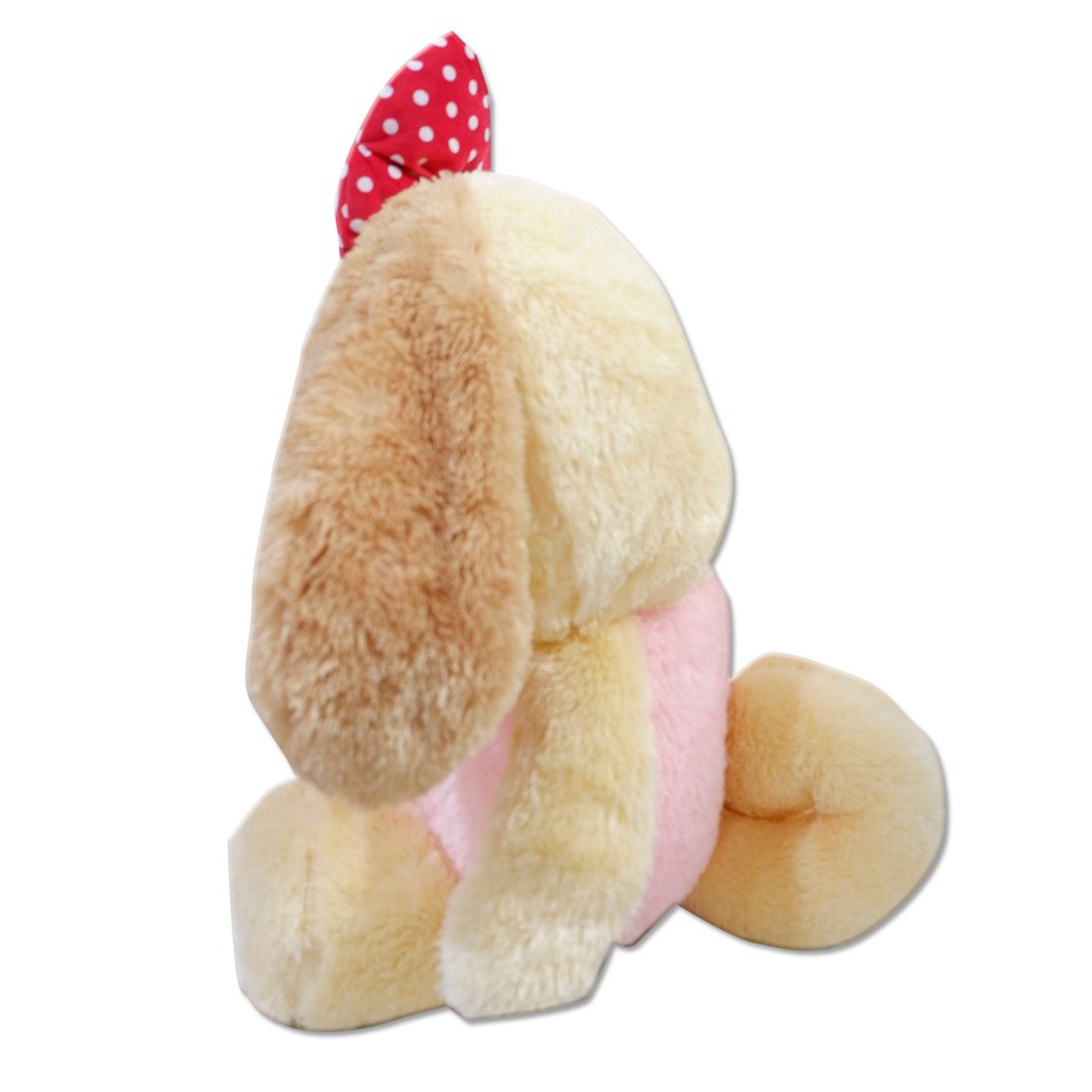 Boneka jumbo caramel kelinci cantik Carnival pita merah cocok untuk kado dan mainan anak terjamin aman lulus SNI-istana boneka