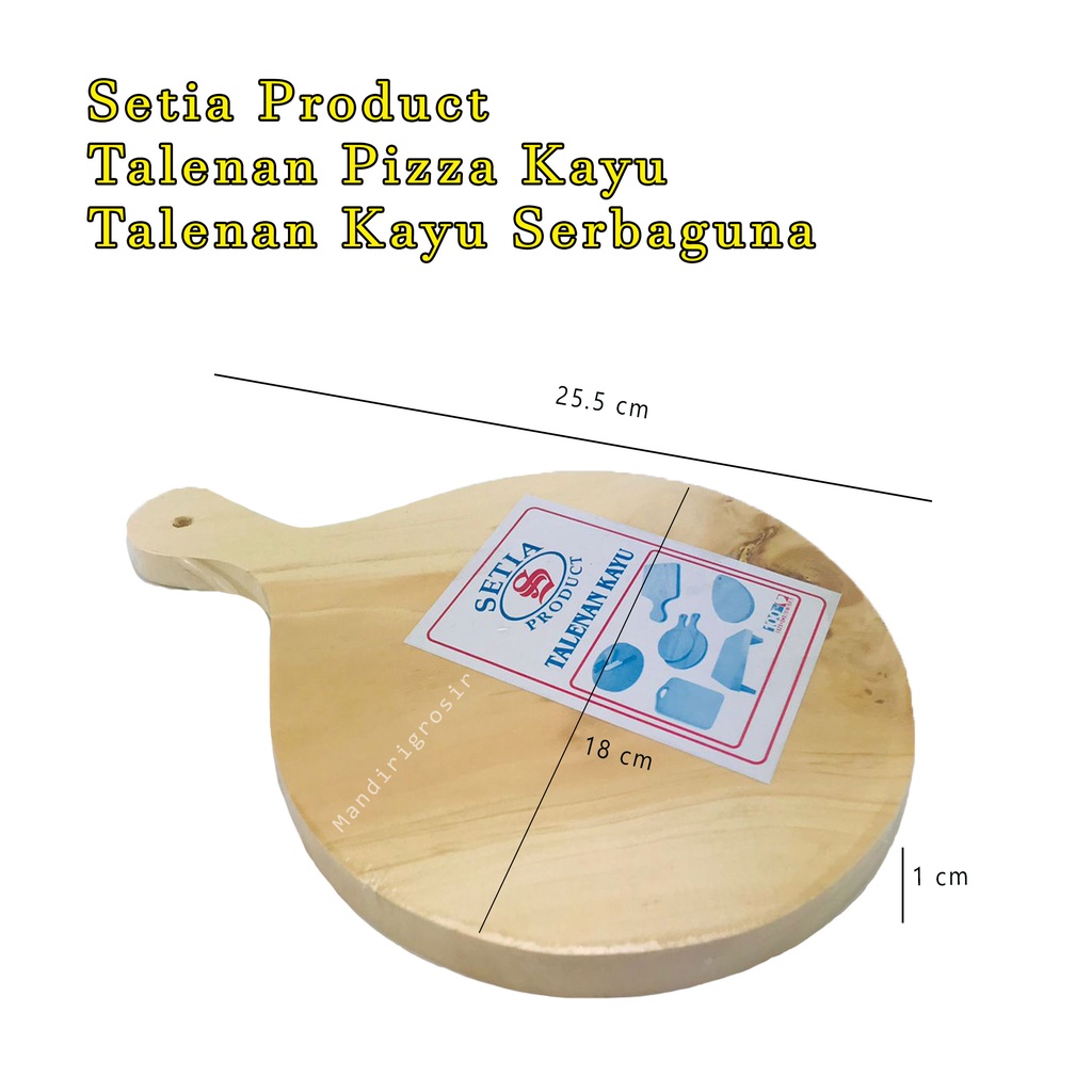 Setia Product * Talenan Pizza Kayu * Talenan kayu *  Talenan Kayu Serbaguna