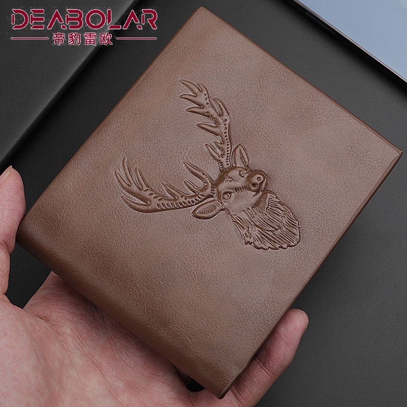 ORIGINAL DEABOLAR DOMPET UANG LIPAT TEBAL KULIT SINTETIS TEBAL K3259