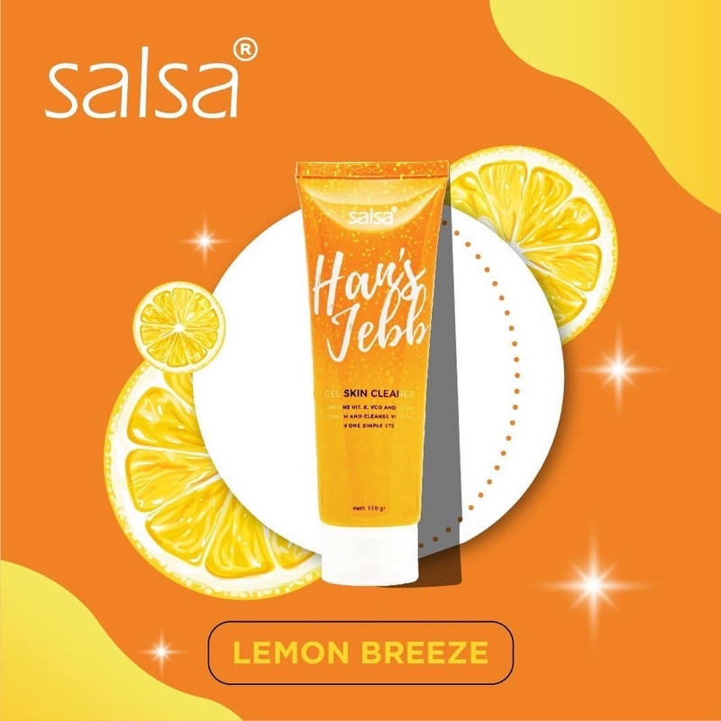 SALSA Hans Jebb Gel Skin Cleaner Indonesia / Perontok Daki Lemon Breeze Green Tea Sweet Tropical Pem