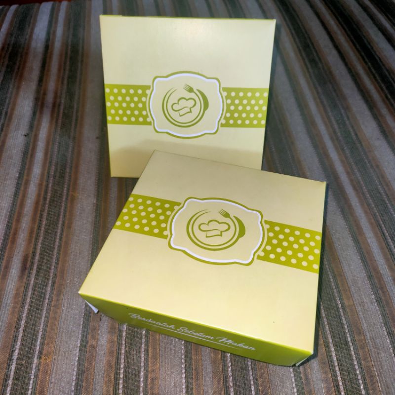 Lunch box / Dus Pisang Crispy / Pisang Lumer / kemasan kecil