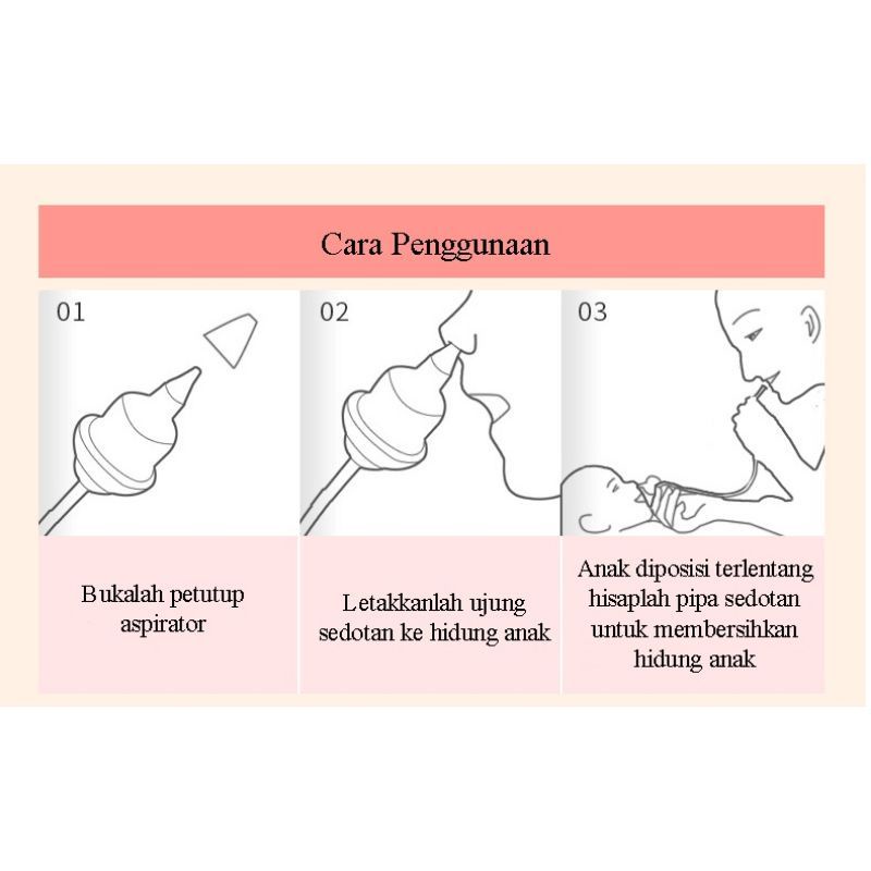 Alat Hisap Ingus 1 selang / Alat sedot ingus