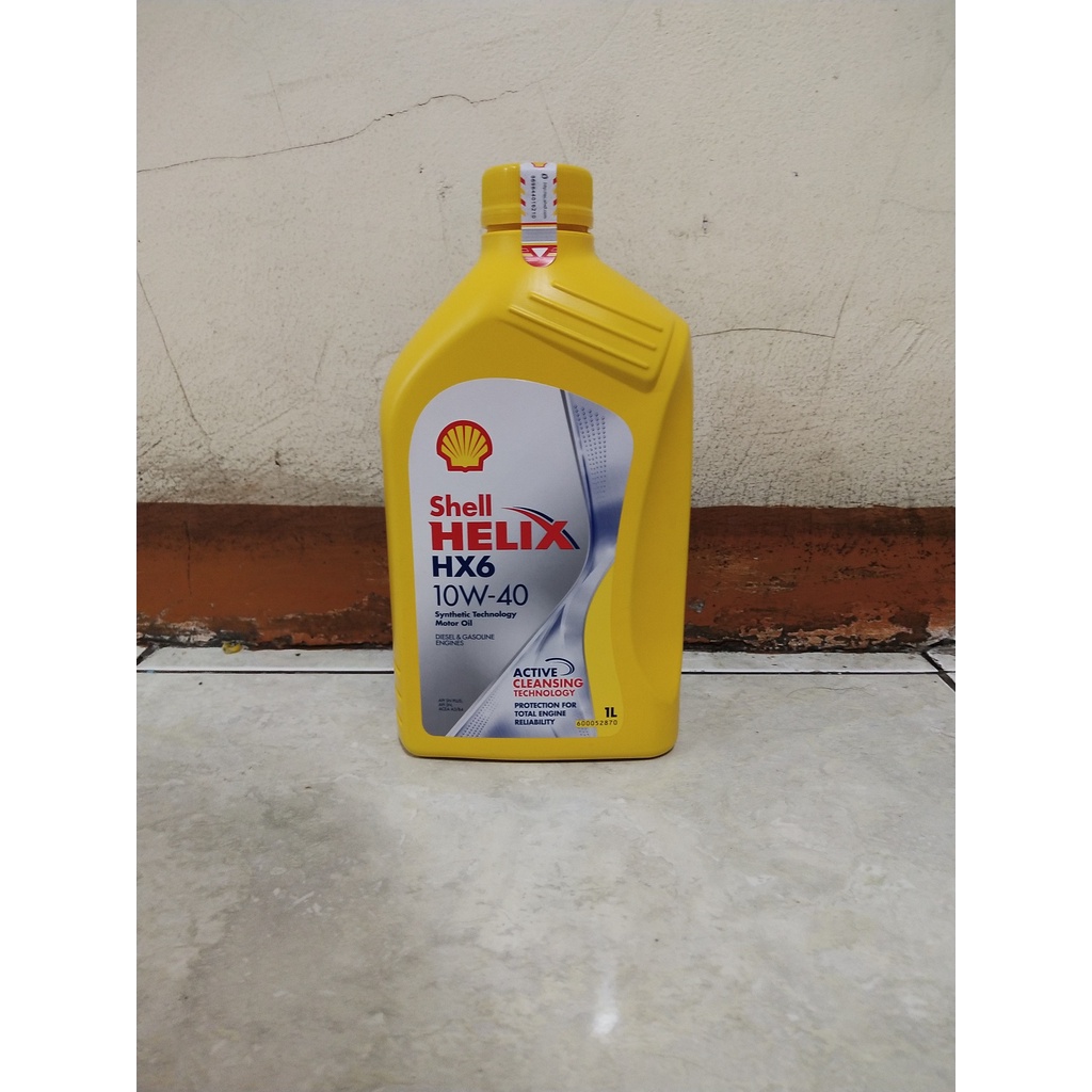 Oli Mesin Shell Helix Hx 6 Hx6 10W-40 1L - 1 Liter