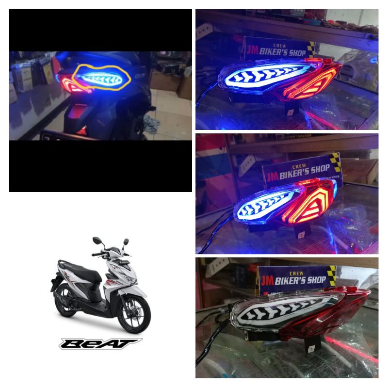 lampu stop custom Alla new beat baru 2020/2021 PNP