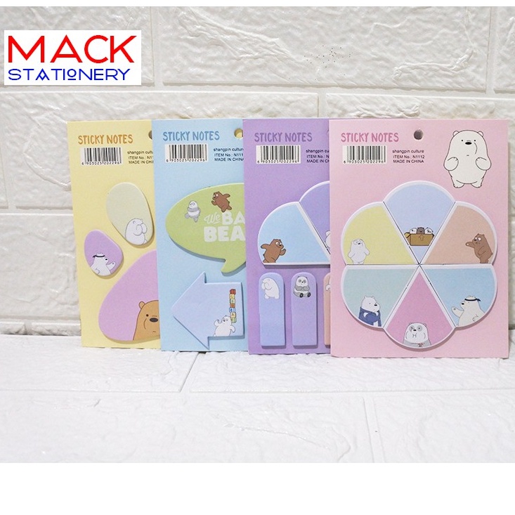 

Stick Note Kertas Bear N1112 / Sticky Notes/pembatas buku