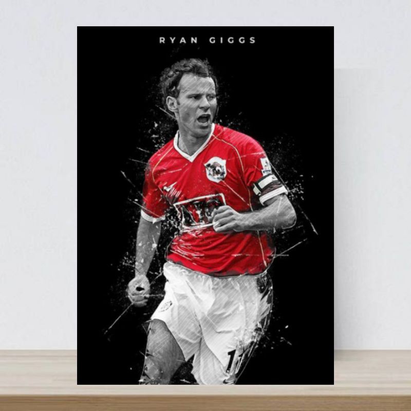 Poster dinding Ryan Giggs/A3+/Tanpa bingkai.