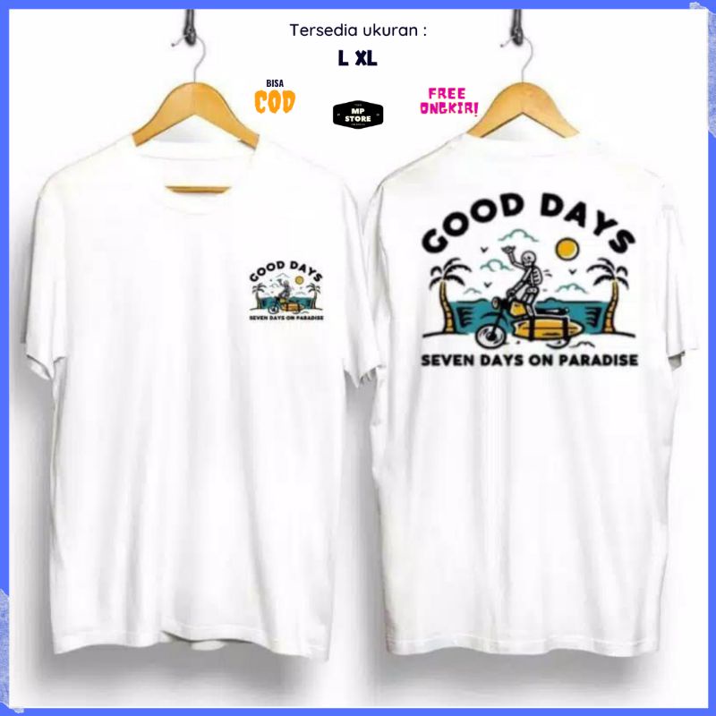 Kaos Good Days Baju Kaos Pria Distro Original Pakaian Pria Kaos Pria Kaos Cowok Kaos Polos Pria Baju