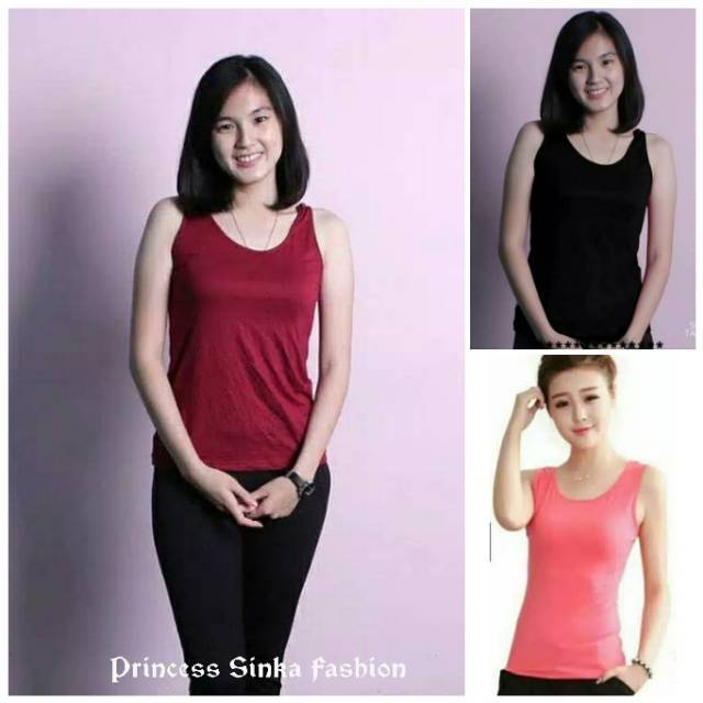 TANKTOP Wanita Polos Ukuran Standar