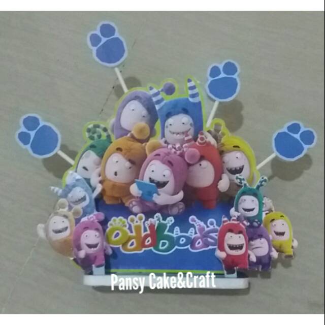 Cake topper Oddbods