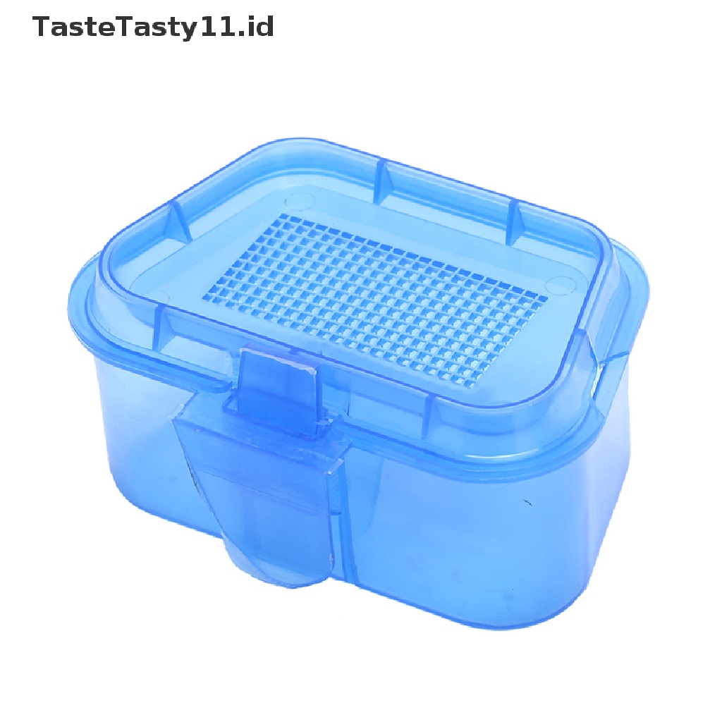 Tastetasty 1pc Wadah Penyimpanan Umpan Pancing Bahan Plastik Breathable Warna Acak