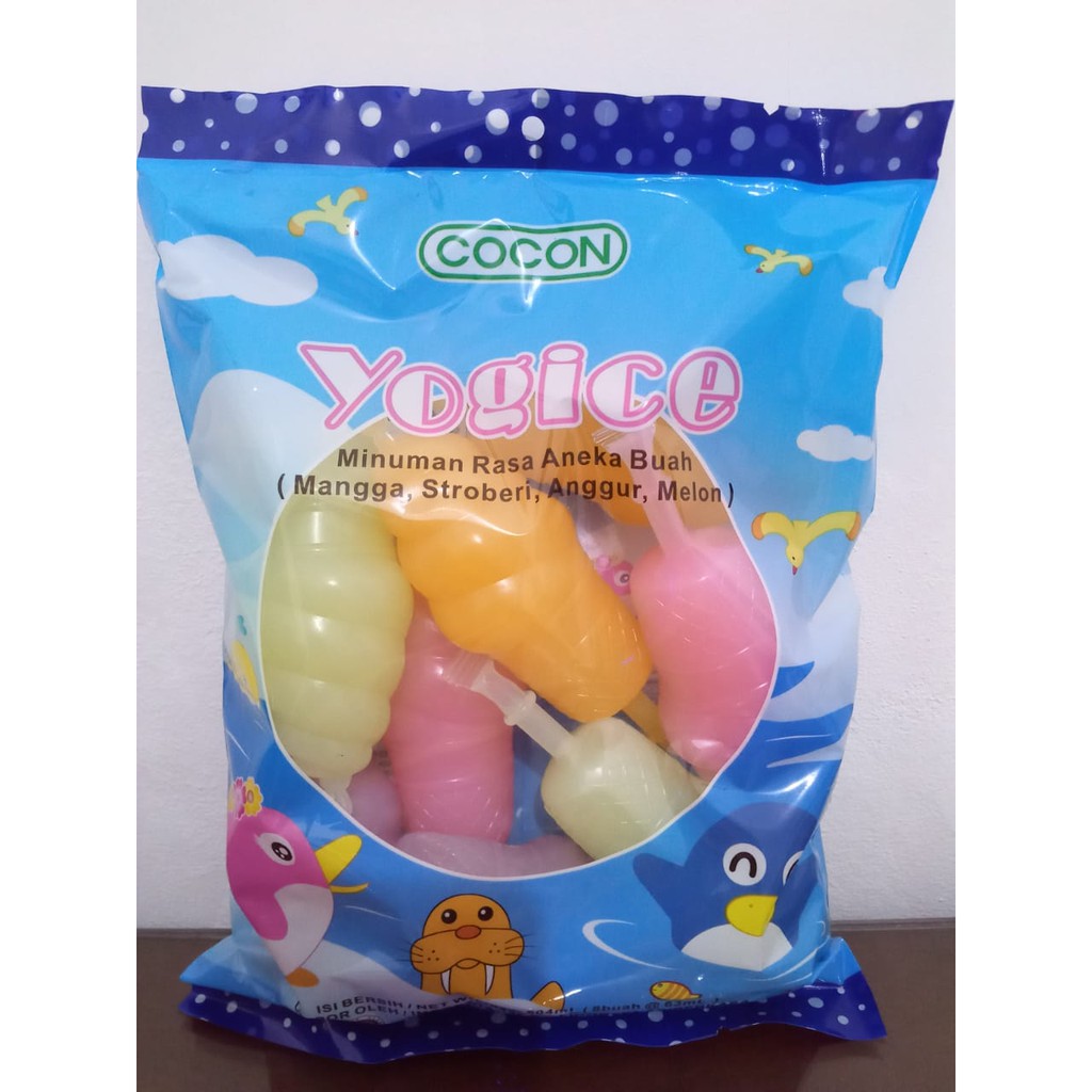 [HALAL] Cocon YOGICE Minuman Rasa Aneka Buah 504ml Puding Agar Kokon