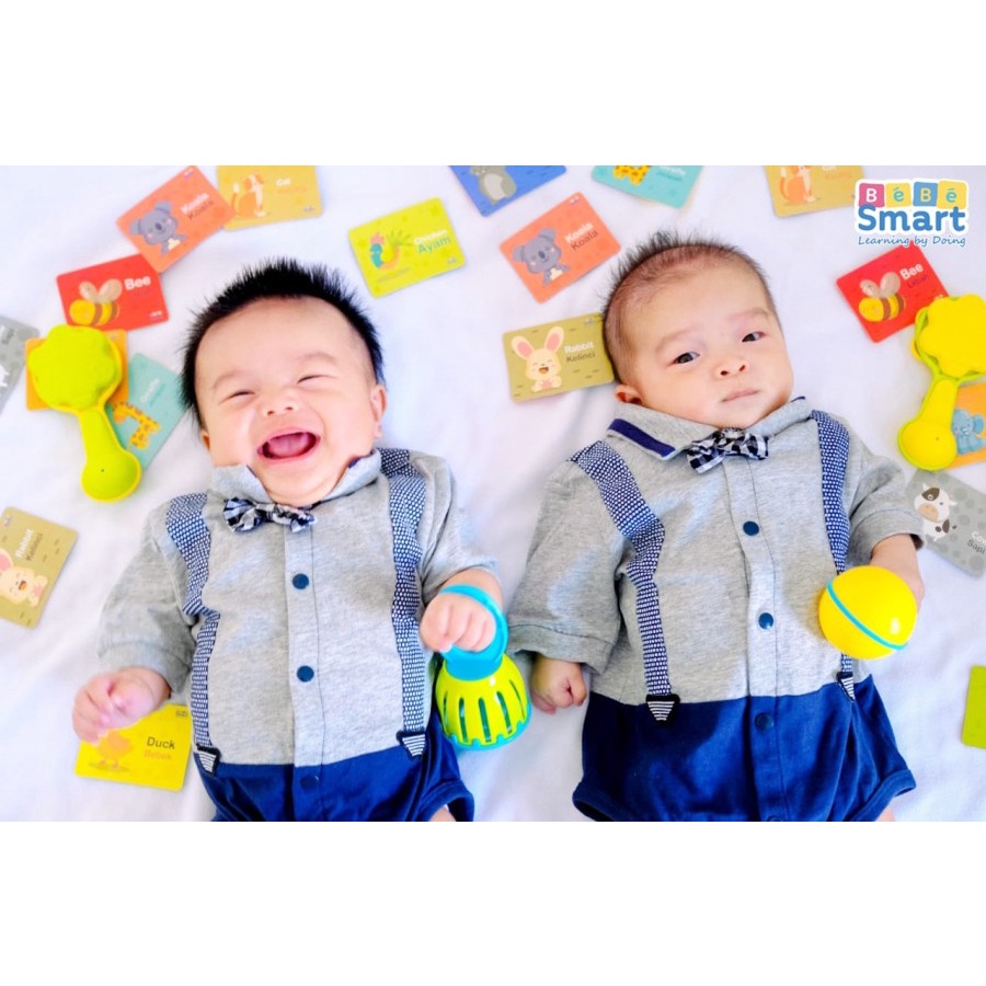 Makassar - Bebe Smart Rattles &amp; Flash Card Set