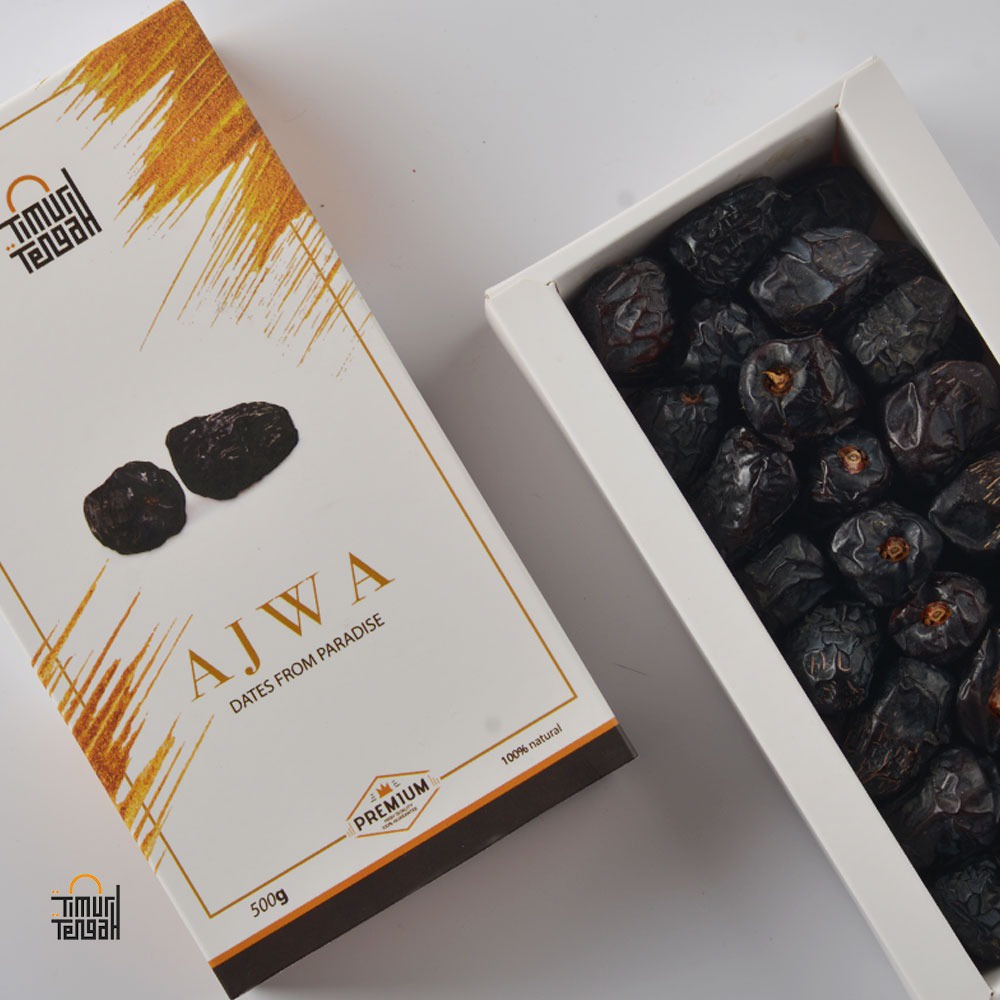 

Kurma Ajwa 500gr Premium Timur Tengah Kurma Nabi Jumbo High Quality