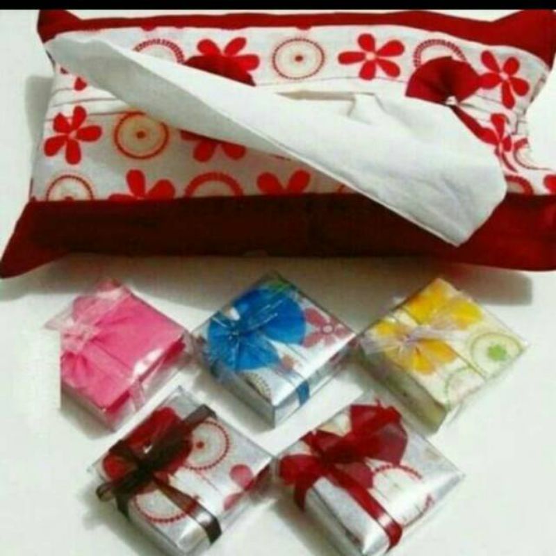 Isi 50 pcs Tempat Tissu Puring Mika