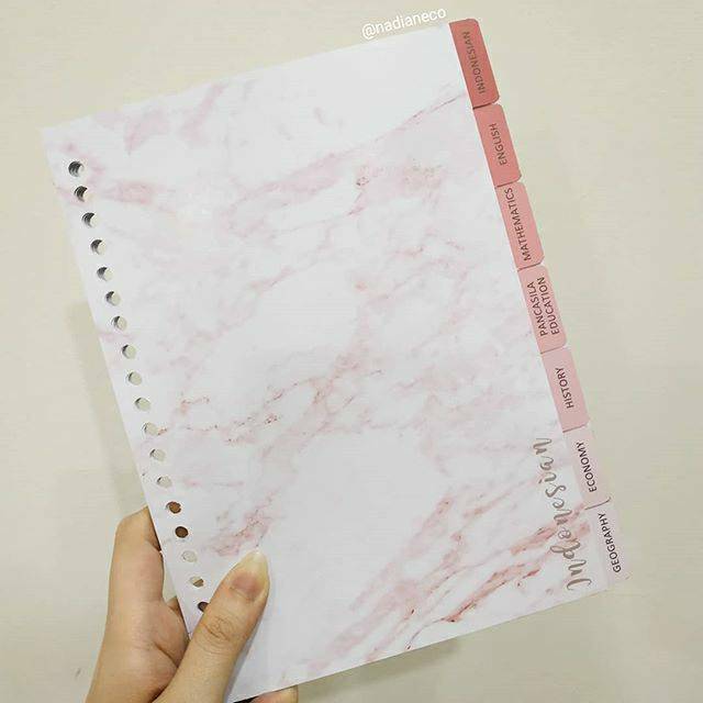 

Custom Pembatas Binder A5