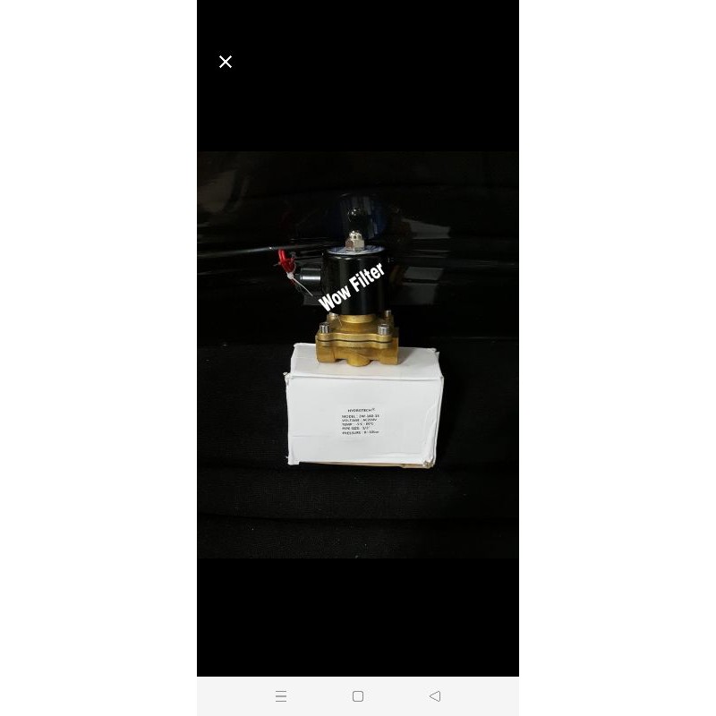 selenoid Valve 1/2&quot; Kuningan NC 220v Brass hydrotech