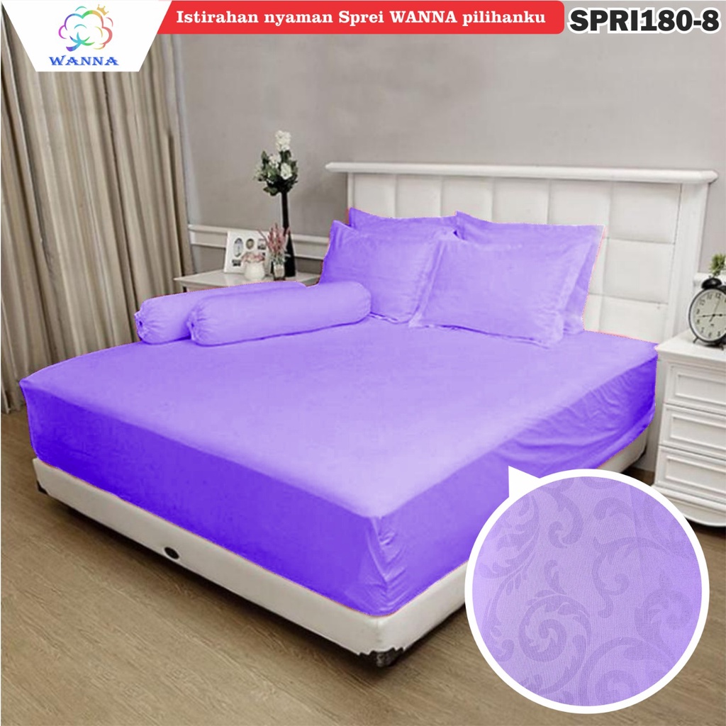 Seprai King Polos Ukuran 200cm x 200cm Seprai Homemade Polos Anti Luntur - Worldhome