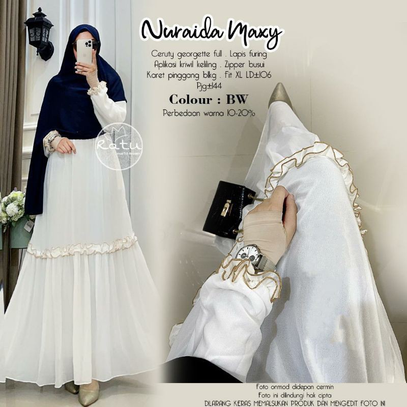 Nuraida maxy ceruty premium jumbo