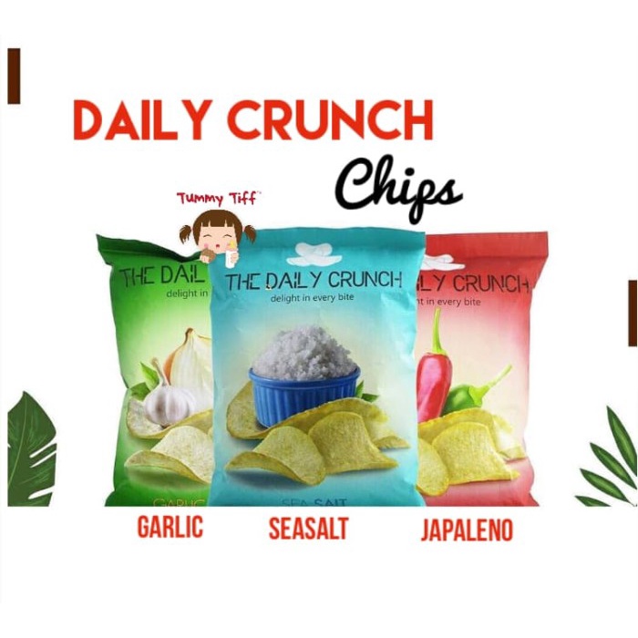 

504Oekho The Daily Crunch Non Msg Premium Taro Chips 35Gr /Daily Crunch Keripik - Japaleno 6J477iyfi