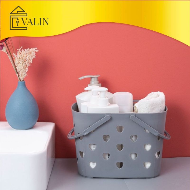 Keranjang plastik keranjang serbaguna - Lucu Love